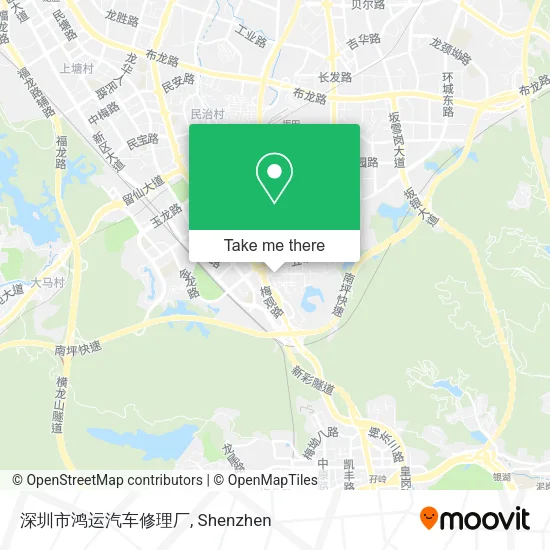 深圳市鸿运汽车修理厂 map
