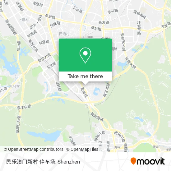 民乐澳门新村-停车场 map