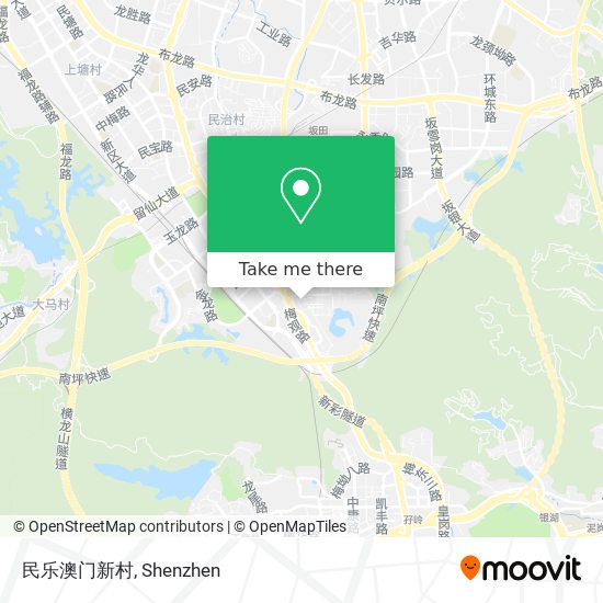 民乐澳门新村 map