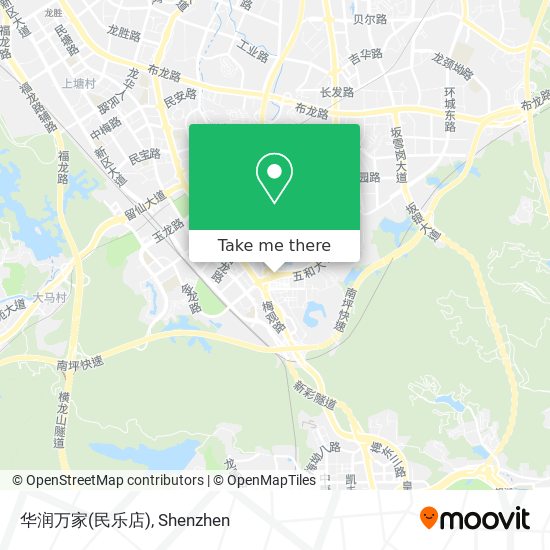 华润万家(民乐店) map
