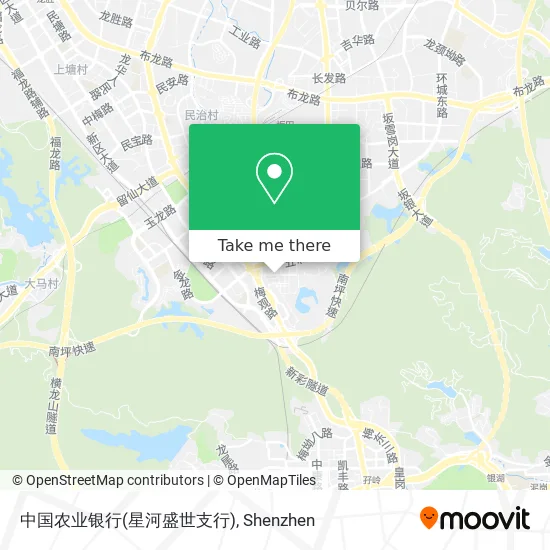中国农业银行(星河盛世支行) map