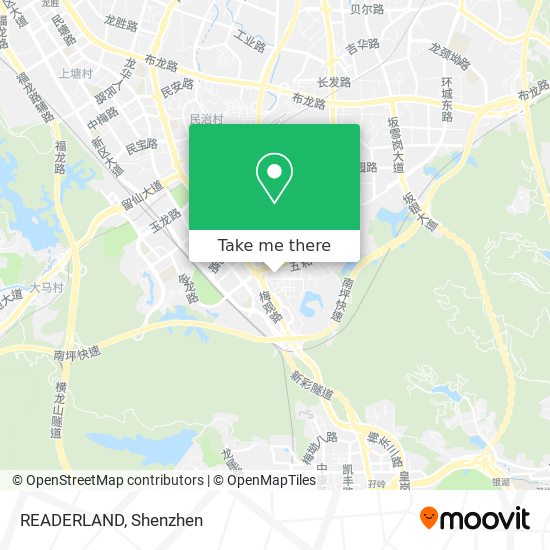 READERLAND map