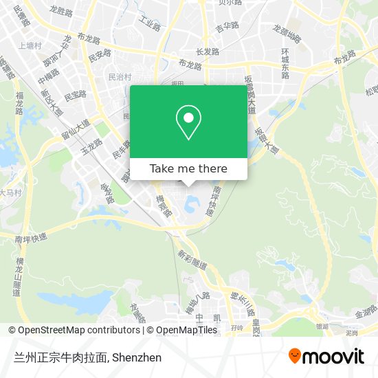 兰州正宗牛肉拉面 map