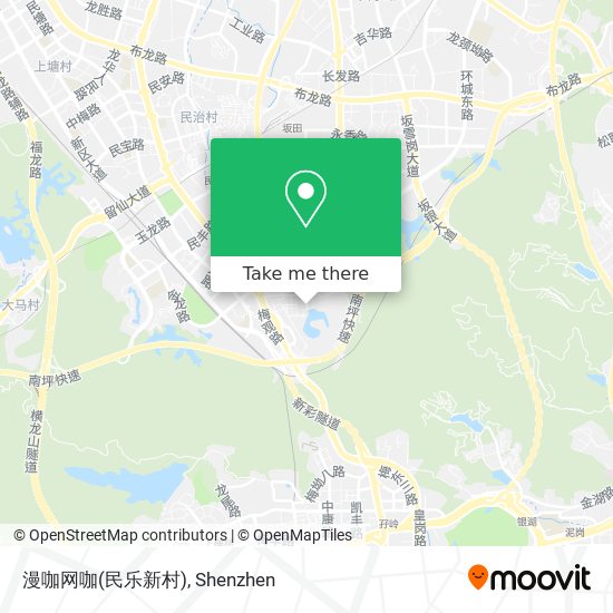 漫咖网咖(民乐新村) map