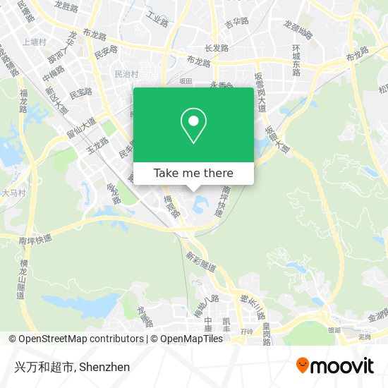 兴万和超市 map