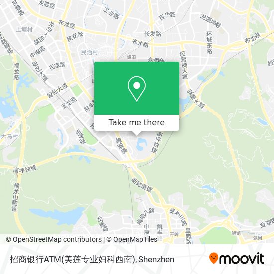 招商银行ATM(美莲专业妇科西南) map