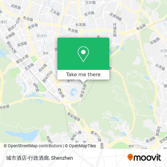 城市酒店-行政酒廊 map