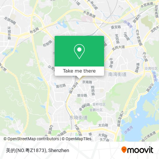 美的(NO.粤Z1873) map