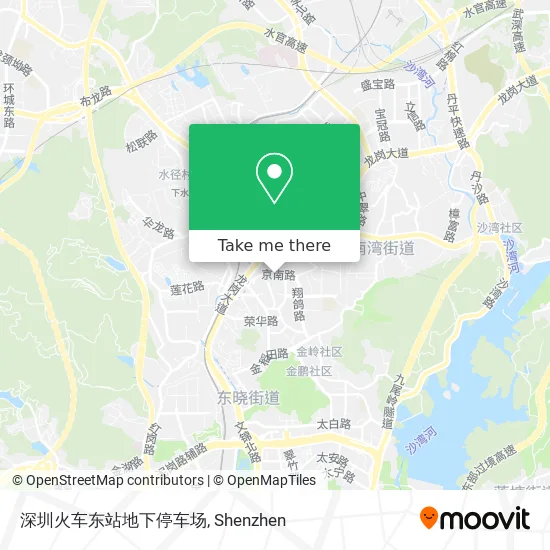 深圳火车东站地下停车场 map