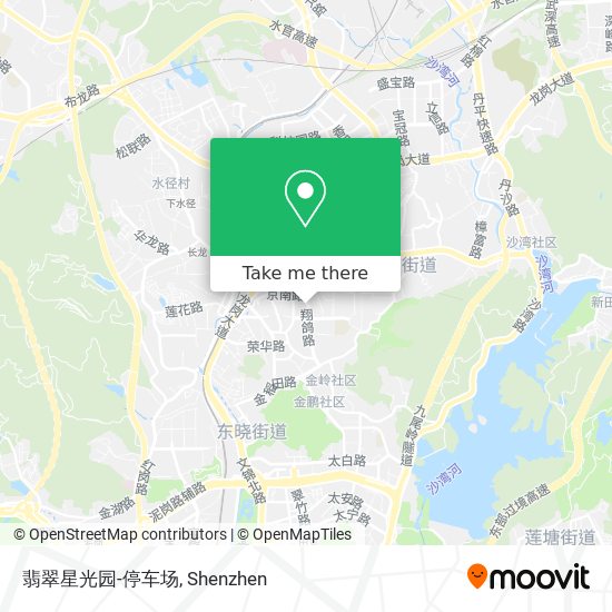 翡翠星光园-停车场 map