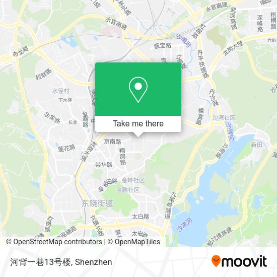 河背一巷13号楼 map
