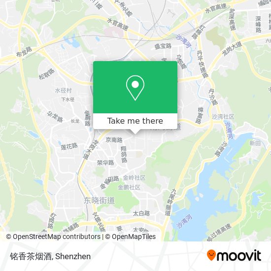 铭香茶烟酒 map