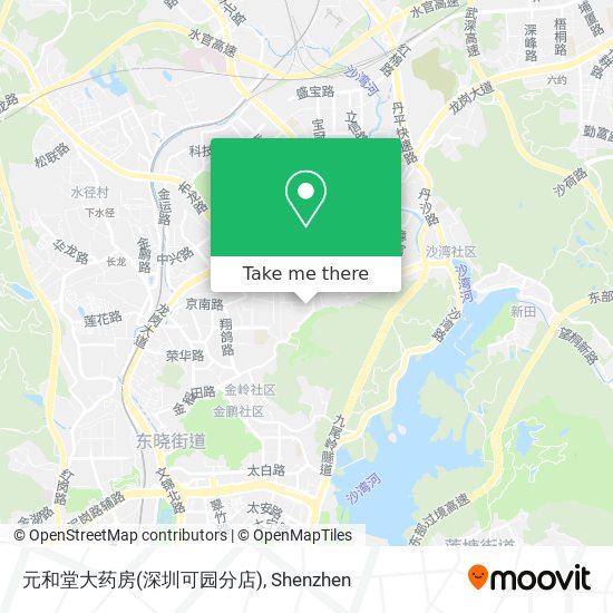 元和堂大药房(深圳可园分店) map