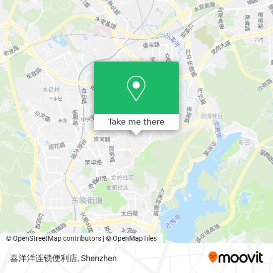 喜洋洋连锁便利店 map