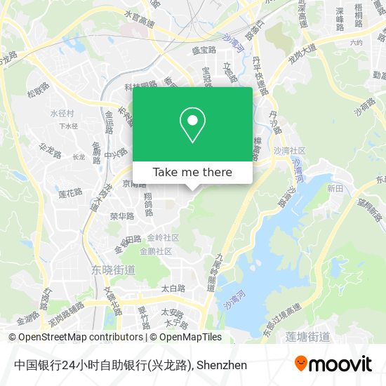 中国银行24小时自助银行(兴龙路) map