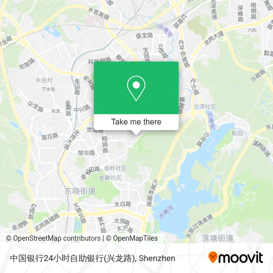 中国银行24小时自助银行(兴龙路) map