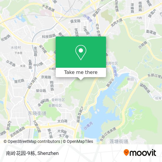 南岭花园-9栋 map