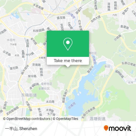 一半山 map