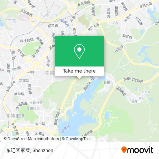 东记客家菜 map