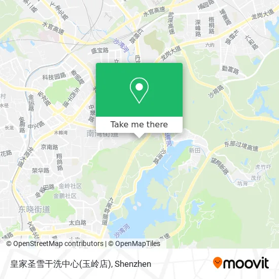 皇家圣雪干洗中心(玉岭店) map
