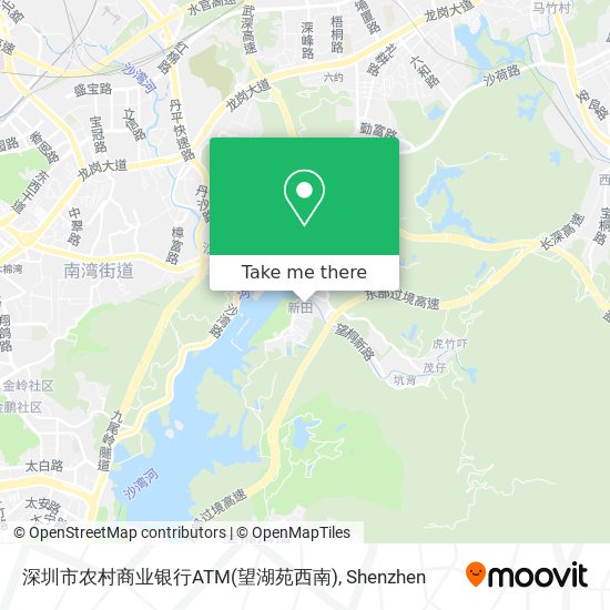深圳市农村商业银行ATM(望湖苑西南) map
