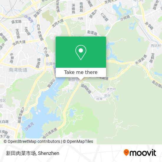 新田肉菜市场 map
