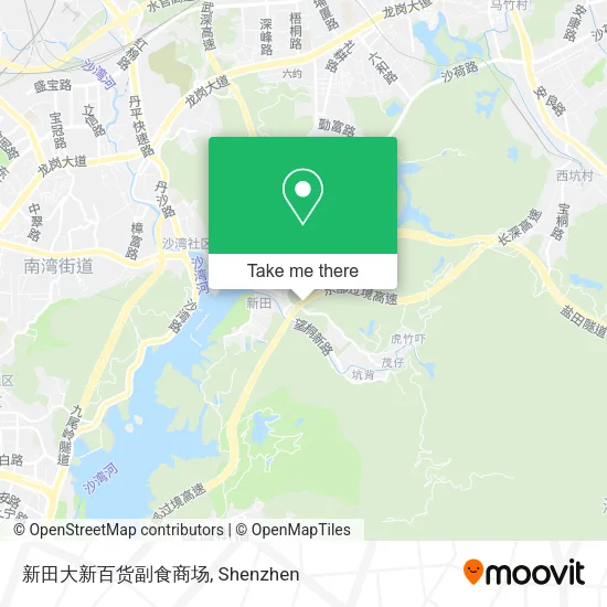 新田大新百货副食商场 map