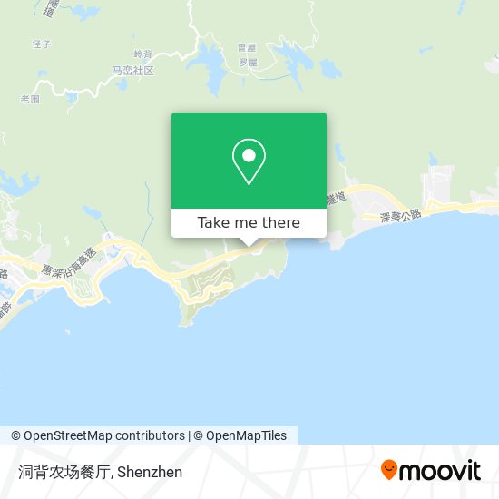 洞背农场餐厅 map