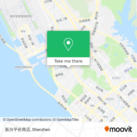 新兴平价商店 map