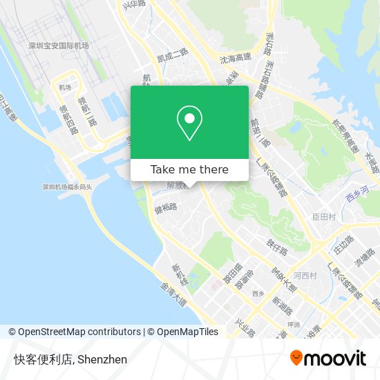 快客便利店 map