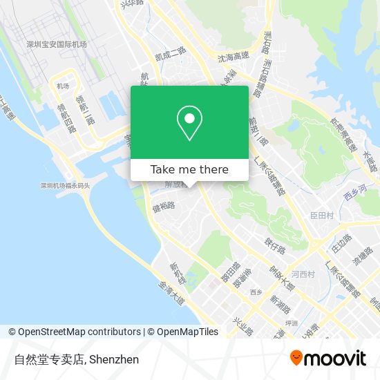 自然堂专卖店 map