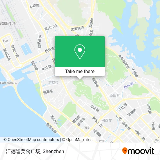 汇德隆美食广场 map