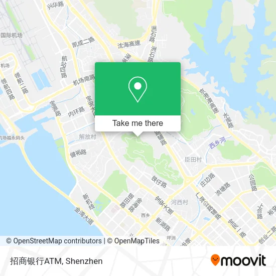 招商银行ATM map