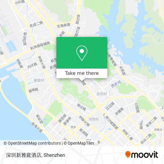 深圳新雅庭酒店 map