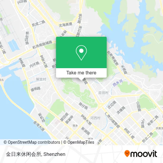 金日来休闲会所 map