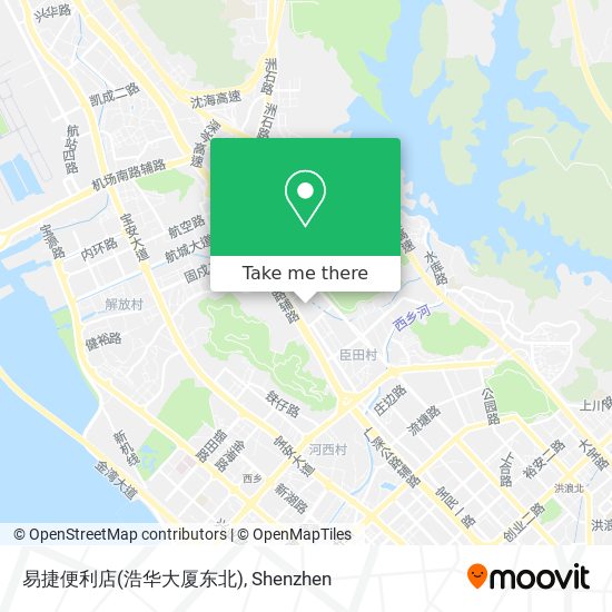 易捷便利店(浩华大厦东北) map