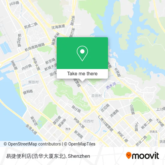 易捷便利店(浩华大厦东北) map