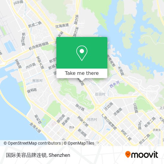 国际美容品牌连锁 map