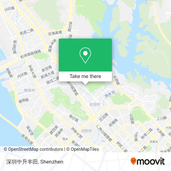 深圳中升丰田 map