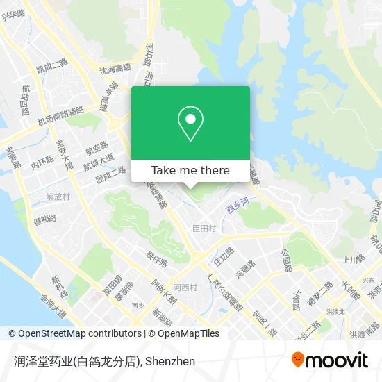 润泽堂药业(白鸽龙分店) map
