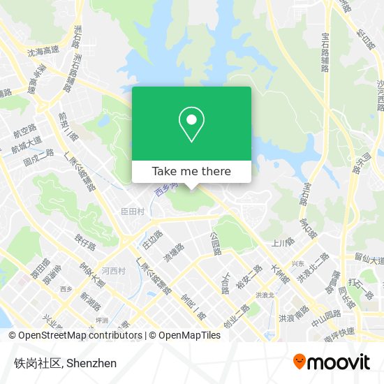 铁岗社区 map