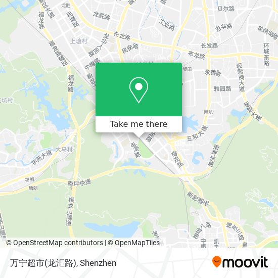 万宁超市(龙汇路) map