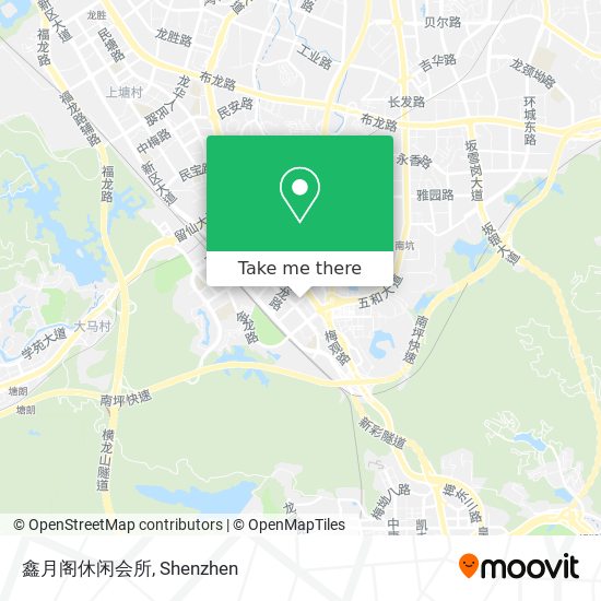 鑫月阁休闲会所 map