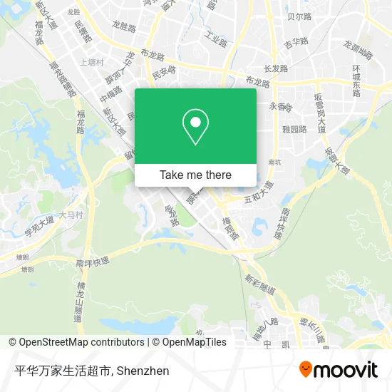 平华万家生活超市 map