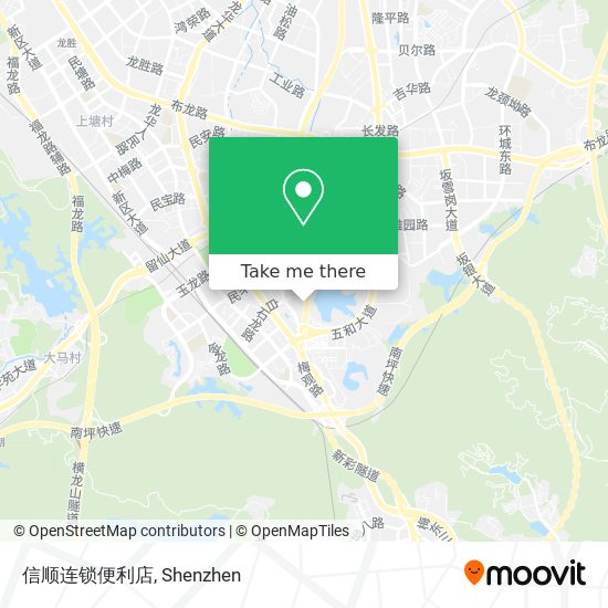 信顺连锁便利店 map