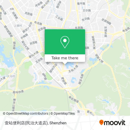壹站便利店(民治大道店) map