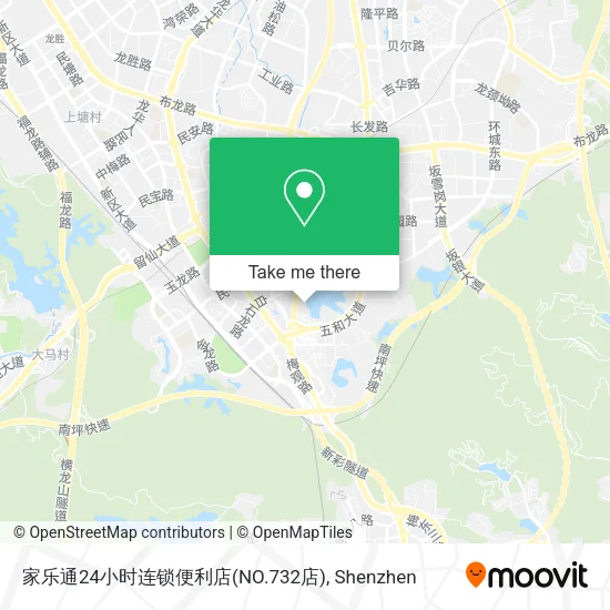 家乐通24小时连锁便利店(NO.732店) map