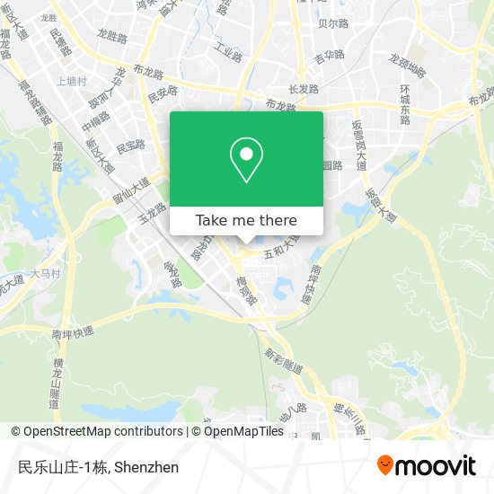 民乐山庄-1栋 map