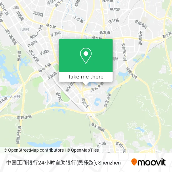 中国工商银行24小时自助银行(民乐路) map