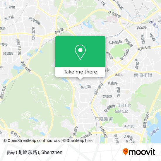 易站(龙岭东路) map